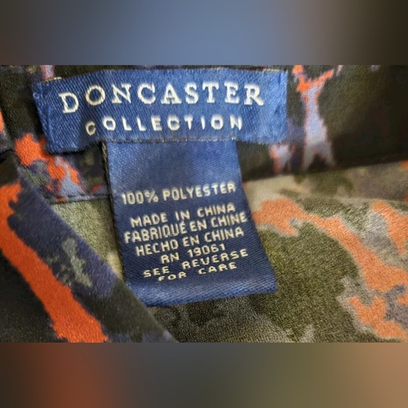 Don Caster Whimsigoth Color Splash Ruffle Neck Art-to-Weat Blouse 10 (M) - Picture 6 of 13